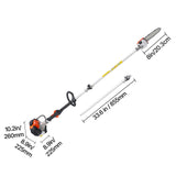 Gas Pole Saw, 25CC 2 Stroke Gas Powered Pole Saws 20.3 cm Cutting Bar, Cordless Tree Trimmer V952-ECCYJCS8INCH86J0A002V0