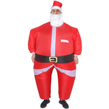 Santa Claus Cartoon Costumes Air Model Inflatable Costume Funny Dress Up Props Christmas Party V1263-JX-7885