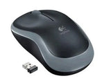 Logitech M185 Wireless Mouse Nano Receiver Grey 1-year battery life Logitech Advanced 2.4 GHz V1202-V2-MILT-M185