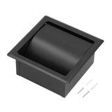 Embedded Toilet Paper Holder 304 Stainless Steel Roll Paper Rack for Home Bathroom Hotels Black V1294-YM0901-3112210078611