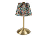 Small Pleated Table Lamp Iron Fabric Soft Lighting Bedside Nightstand Desk Lamp for Bedroom Living V1294-YM0901-3119250067813