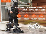 Stand Airless Paint Sprayer, 750W 3000PSI High Efficiency Electric Airless Sprayer With Cart, Fine V952-ZSSGYWQPTJLS5NCXMV3