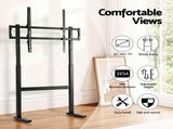 Artiss Universal Floor TV Stand for 32-100 Inch Screens Heavy Duty 40kg Capacity TV-MOUN-32100-BK