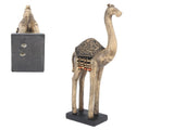 Camel Statue Artistic Camel Desk Sculpture Resin Camel Statue Home Decoration Ornament V1294-YM0706-3115230069411