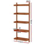 Artiss Bookshelf Floating Shelf CAPIZ Oak FUR-T-DSHELF-02-WD