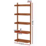 Artiss Bookshelf Floating Shelf CAPIZ Oak FUR-T-DSHELF-02-WD