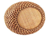 Household JapaneseStyle Round Floor Seats Cushion for Living Room Balcony Tatami Coffee Color V1294-YM0901-3111200110911