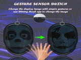 Smart LED Gesture-Sensing Light-Up Mask, 45 Dynamic 70 Static Patterns, Party Atmosphere Essential V1232-BLMJ-002