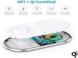 CHOETECH T317 2-in-1 Dual Wireless Charger Pad V28-ELECHOT317
