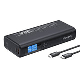 CHOETECH B702 20000mAh PD130W USB-A USB-C x 2, 3-Port & TFT Display Power Bank V28-ELECHOB702