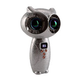 Portable Handheld Fan, Owl Cartoon Design, Air Gathering Tech, Silver V1370-AZ4-09012
