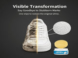 2PCS White Shoes Solid Clean Cream, Multipurpose No-Wash Solid Cleaning Cream - Comes with Sponge V1366-AZ2-W-10766
