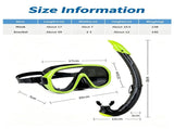 Outdoor Breathing Tube Glass Diving Set,yellow V1363-OS-15-YELLOW