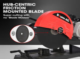 Baumr-AG 2400W 400mm 16" Metal Cut Off Cold Saw, Commercial Grade, Brushless Motor, Soft Start, 45 V219-SAWMCTBM4CBA