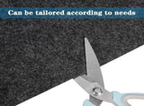 Boat Trailer Bunk Carpet Roll, Felt Marine Padding with Anti Slip PE Backing, Black 20 Ft x 8 In V1188-MS-721-027
