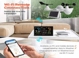 7-in-1 Wi-Fi Weather Station, 7.5 in Color Display, Home Weather Station Indoor Outdoor, with Solar V952-TYNQ75VAWIFI7T9PDV3