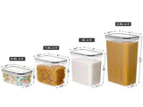 14-pack Transparent Food Storage Jars with Airtight Lids Kit V1237-ZY-506-0068