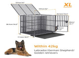 Heavy Duty Dog Cage with Lock & Bottom Tray V767-XPET686-L-G2