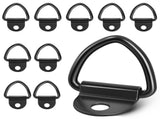 10 Pack Bed Tie Down Anchors V Rings 992lb Surface Mounting On Bed Desk Rail for Trailer Cargo Truck V1192-AZ-W-3086