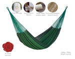 Mayan Legacy Queen Size Outdoor Cotton Mexican Hammock in Jardin Colour V97-TQJARDIN