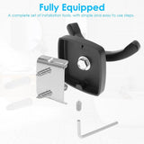 2 PCS Double Wall Hooks, Clean and Invisible, Easy Wall Installation, Ideal for Bathroom, Bedroom, V1366-AZ2-W-15560