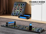 Multifunctional Folding Push-up Board, Home Fitness Push-up Stands, Versatile Home Exercise V1106-ZDFWCB001