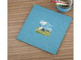 Photo Album 40 Pages Linen Cover Hardcover Reusable Sticky Stamp Collection Book Family Photos V1263-JX-2613