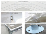 Wallaroo 6x6m Outdoor Event Marquee Gazebo Party Wedding Tent - White GAZ-CPT-6X6-WH