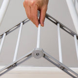 Floor-Standing Folding Wing-Shaped Drying Rack-White V1161-106863