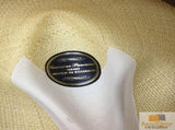 Ecuadorian Brisa Grade 8 Panama STRAW HAT Fedora Trilby MADE IN USA K10 V563-BR-STRAW-K10-M