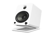 Kanto S6W Angled Desktop Speaker Stands for Large Speakers - Pair, White V398-KO-S6W