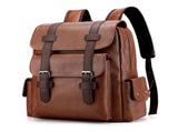 Leather Laptop Backpack for Women Men, Large Capacity Work Backpack, Business BackPack, College V1370-AZ4-19391