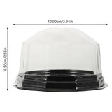 20-Pack Disposable Cake Carrier Containers for , , and Pastries - Clear Display Holders for Bakery V1192-AZ-W-29877