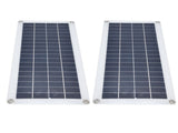 2x10W Solar Panels Kit with 30A Controller Photovoltaic Module USB 5V for RV Boat Emergency Charging V1294-YM0714-3114210110411