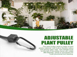 6 Pack Plant Pulley Retractable Hanger Plant Pulley Adjustable Height Wheel for Hanging Plants Indoo V1369-AZ3-W-11390