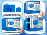 PINK Children's Password Piggy Bank, Dual Lock, Automatic Bill Intake, Develops Savings Habit, V1232-CQG002