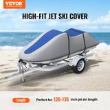 Jet Ski Cover 320-342 cm Trailerable Waterproof PWC Cover, Heavy-duty 600D Marine Grade PU Oxford V952-MTTZ600D1261S5O7FV0