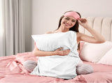 Pure Silk Pillow Case by Royal Comfort-White ABM-204833