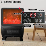Pronti 2000W 3D Fire PTC Electric Portable Room Heater HEA-TPN-TPC-RB