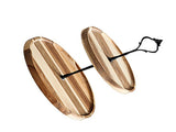 Wood Dessert Stand Rack Environmental Simple Vintage Wooden Dessert Display Tray Stand for Dessert V1294-YM0626-3118220331612