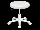Levede 2x Rolling Bar Stool Swivel Salon SPA Chair Beige BR1065-BGX2