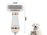 2 in 1 Pet Hair Dryer Comb Grooming Set, Green, AU Plug V1188-MS-611-088