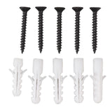 Wall Mount Clothes Rack Floating Iron Pipe Coat Hat Rack Multifunctional Clothing Hanger Black V1294-YM0703-3117230065911