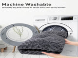 Petluno Large Dog Bed Washable, Calming Crate Mattress with Non Skid Bottom, Fluffy Anti Anxiety V1259-DP01-A-1546