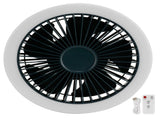 Remote Control Smart Electric Fan with 3 Gears Speed Mini Fan for Home OutdoorRoyal Blue V1294-YM0721-3113210031113