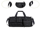 Sports Gym Duffel Bag 48x28x30cm with Shoe Compartment Wet Dry Separation - Black V1308-DSZKI-2416-2