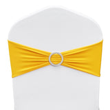 Stretch Spandex Sashes, Slipcover and Stretch Sash with Round Buckle, Elastic V952-YTZSDJS100PCAUCQ3V0