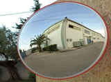Convex Traffic Mirror for Driveway, Warehouse and Garage Safety or Store and Office Security, with V1192-AZ-W-16929