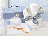 Mulberry Silk Square Scarf for Women - 53x53cm Floral Print Neck Scarf with Gift Box, Soft V888-ELOSUNG53096