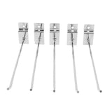 50Pcs Supermarket Shelf Hook Iron Strong Wear Resistant Flat Tip Peg Board Hook Slatwall Hanger V1294-YM0521-3114230037411